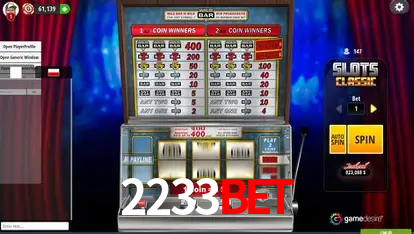 Descubra o Mundo do Cassino Online com 2233bet